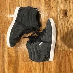 Puma Vikky high top wedge sneaker